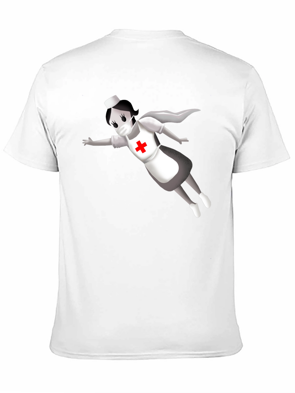 Hero Nurse T-Shirt - Black Crew Neck