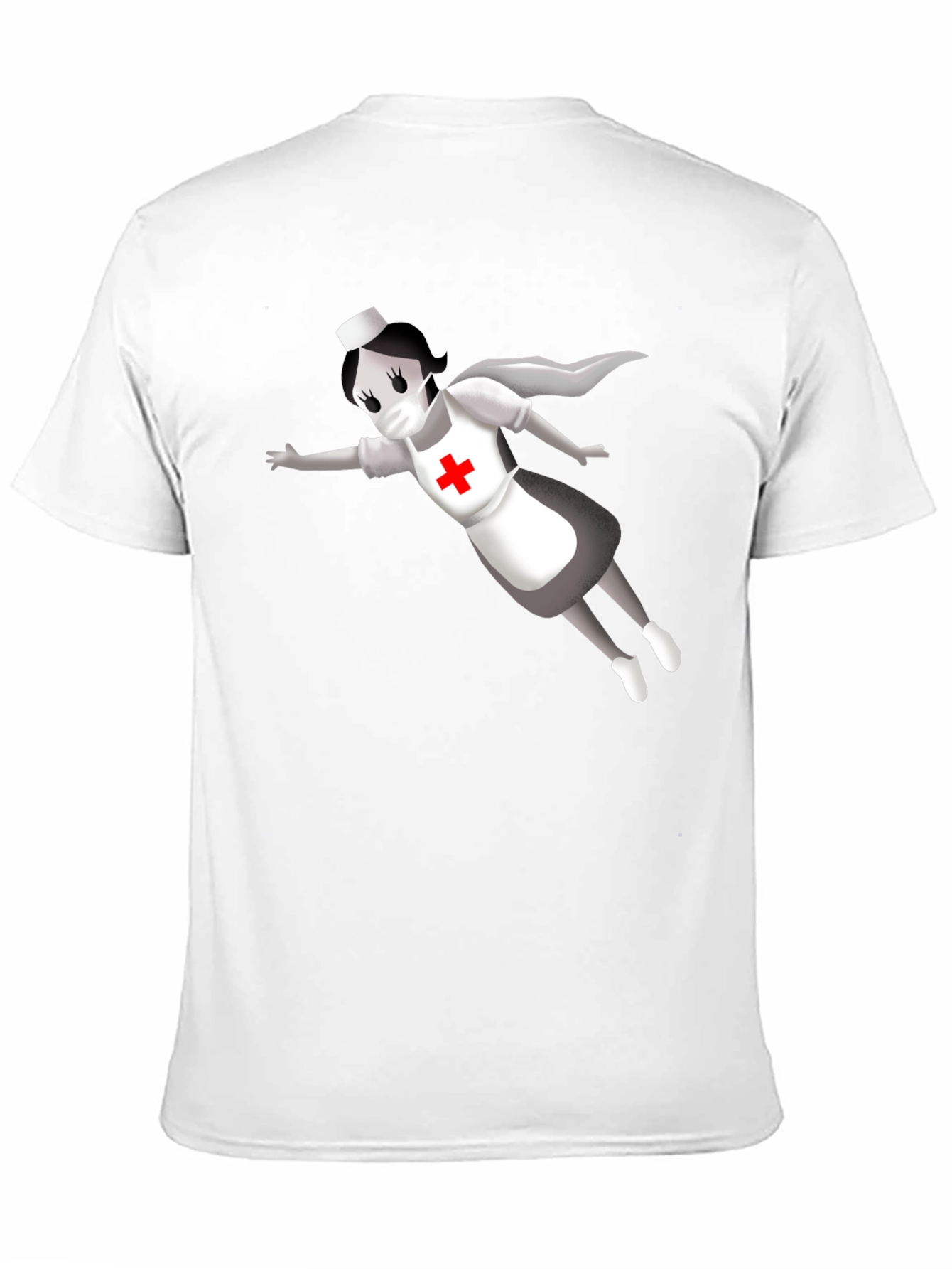 Hero Nurse T-Shirt - Black Crew Neck
