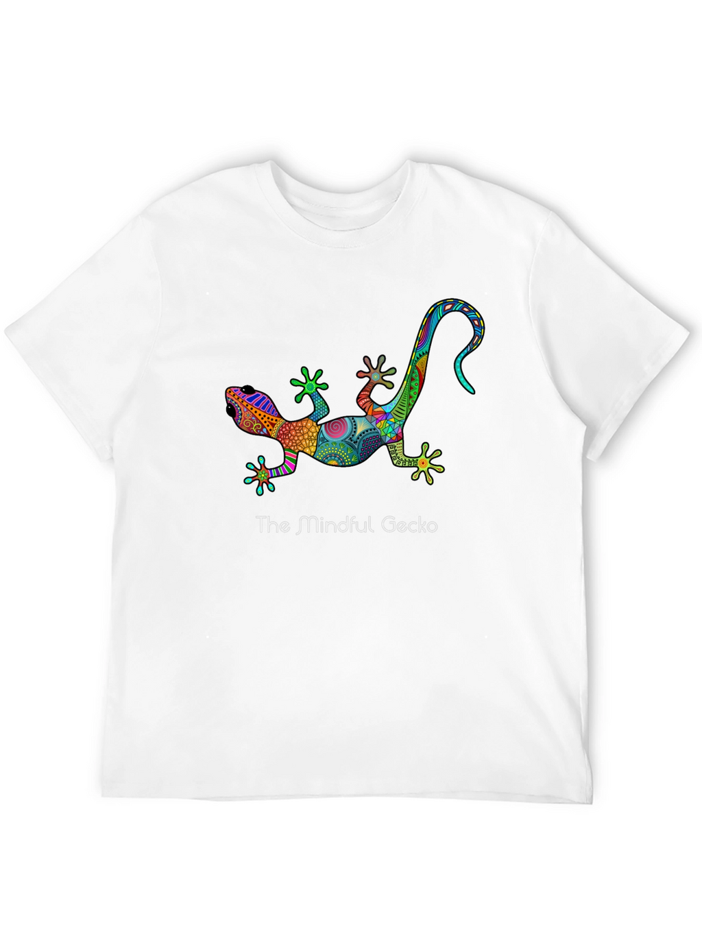 Mindful Gecko Graphic T-Shirt - Unique Design