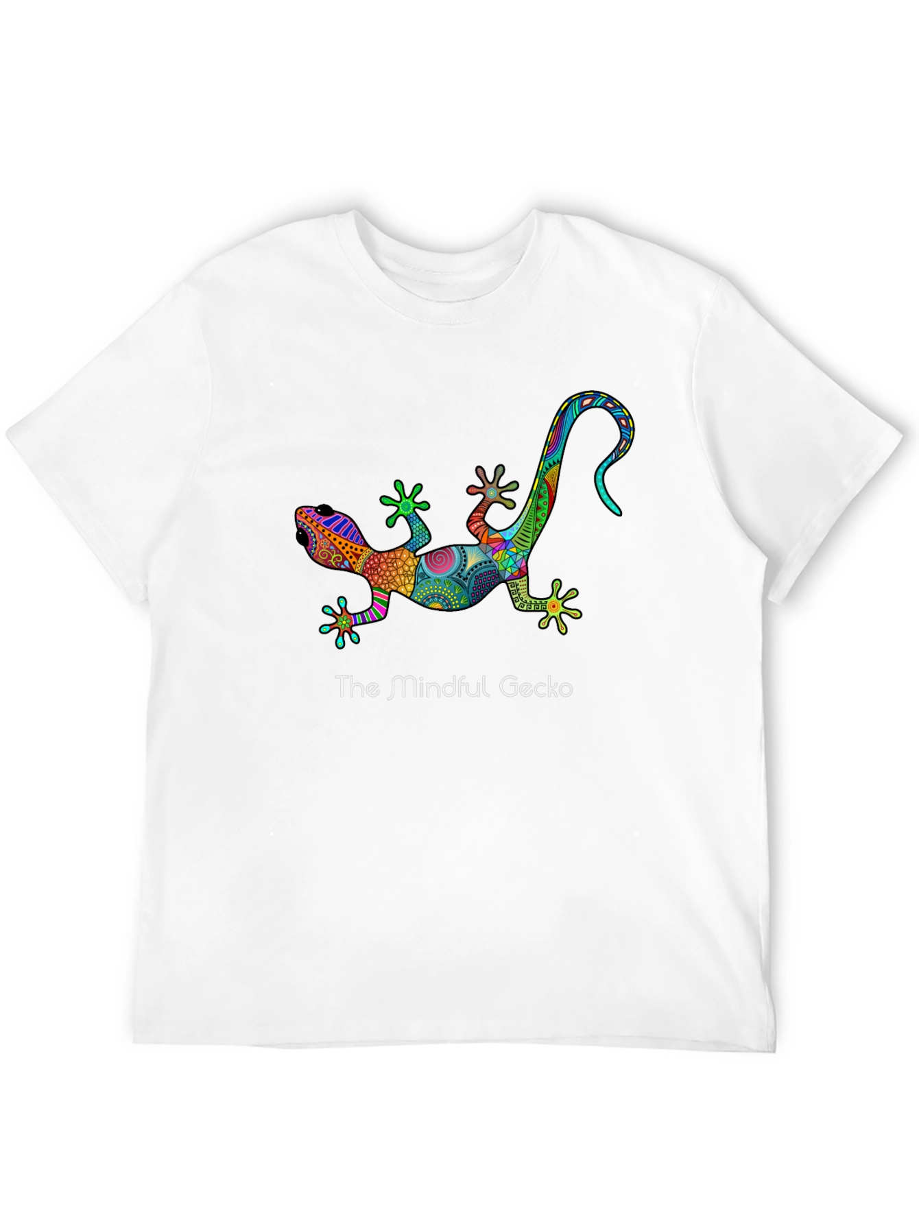 Mindful Gecko Graphic T-Shirt - Unique Design