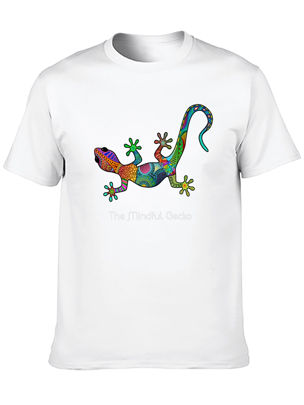 Mindful Gecko Graphic T-Shirt - Unique Design