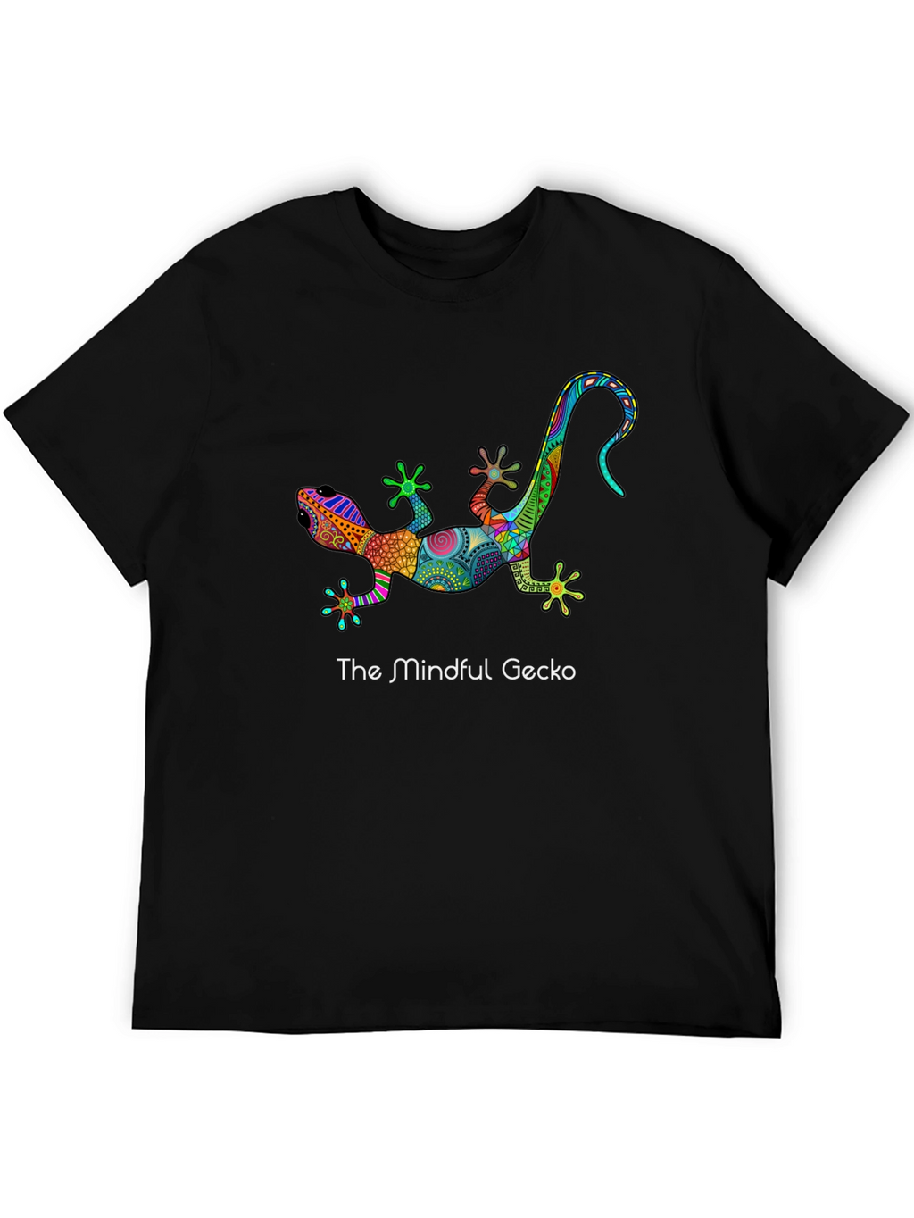 Mindful Gecko Graphic T-Shirt - Unique Design
