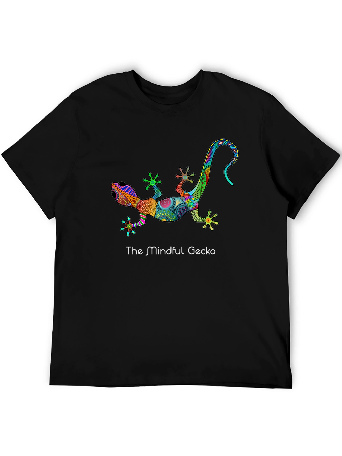 Mindful Gecko Graphic T-Shirt - Unique Design