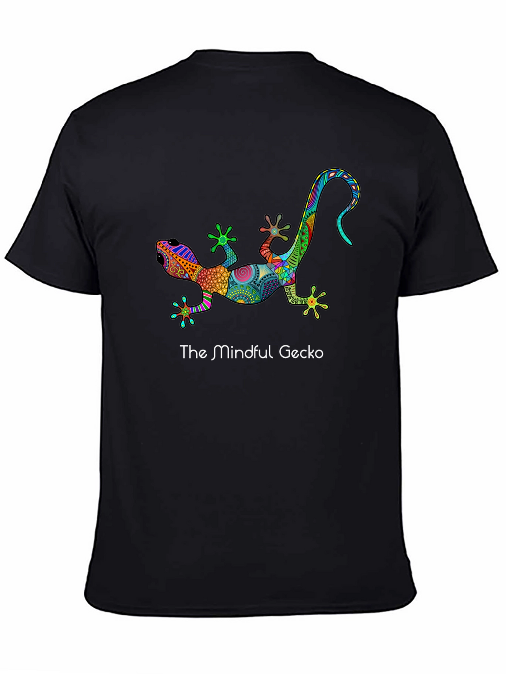 Mindful Gecko Graphic T-Shirt - Unique Design