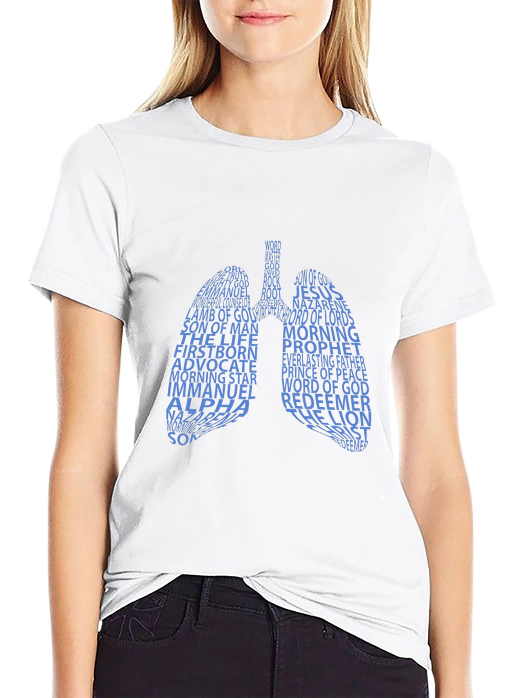 Christian Lung T-Shirt - Religious Word Art Tee
