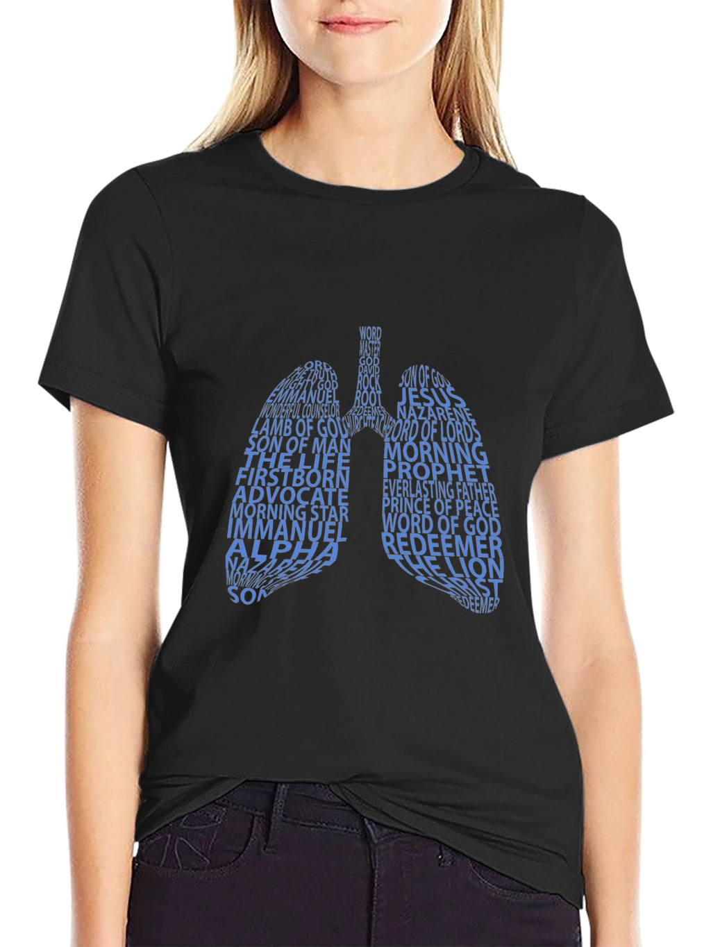 Christian Lung T-Shirt - Religious Word Art Tee
