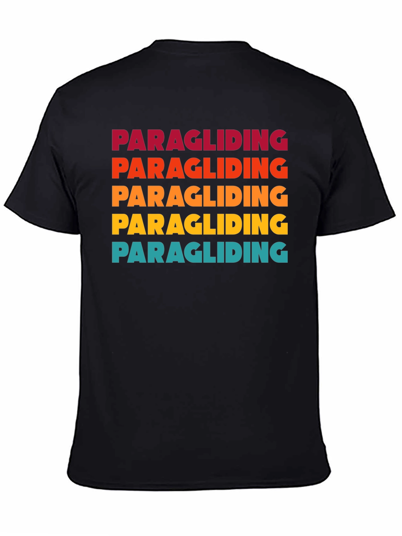 Paragliding T-Shirt Fun Colors Retro