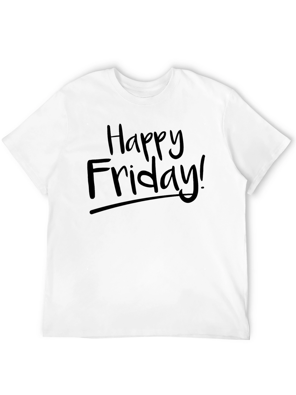Happy Friday! Graphic T-Shirt - Black