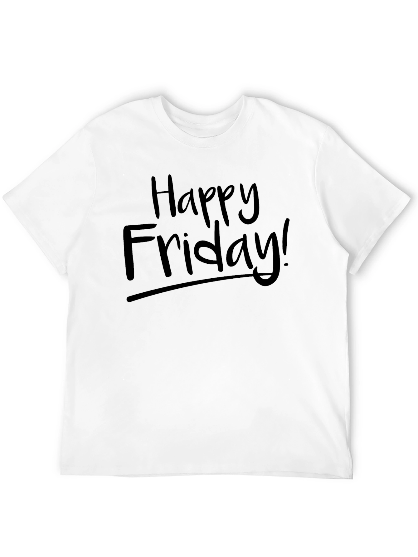 Happy Friday! Graphic T-Shirt - Black