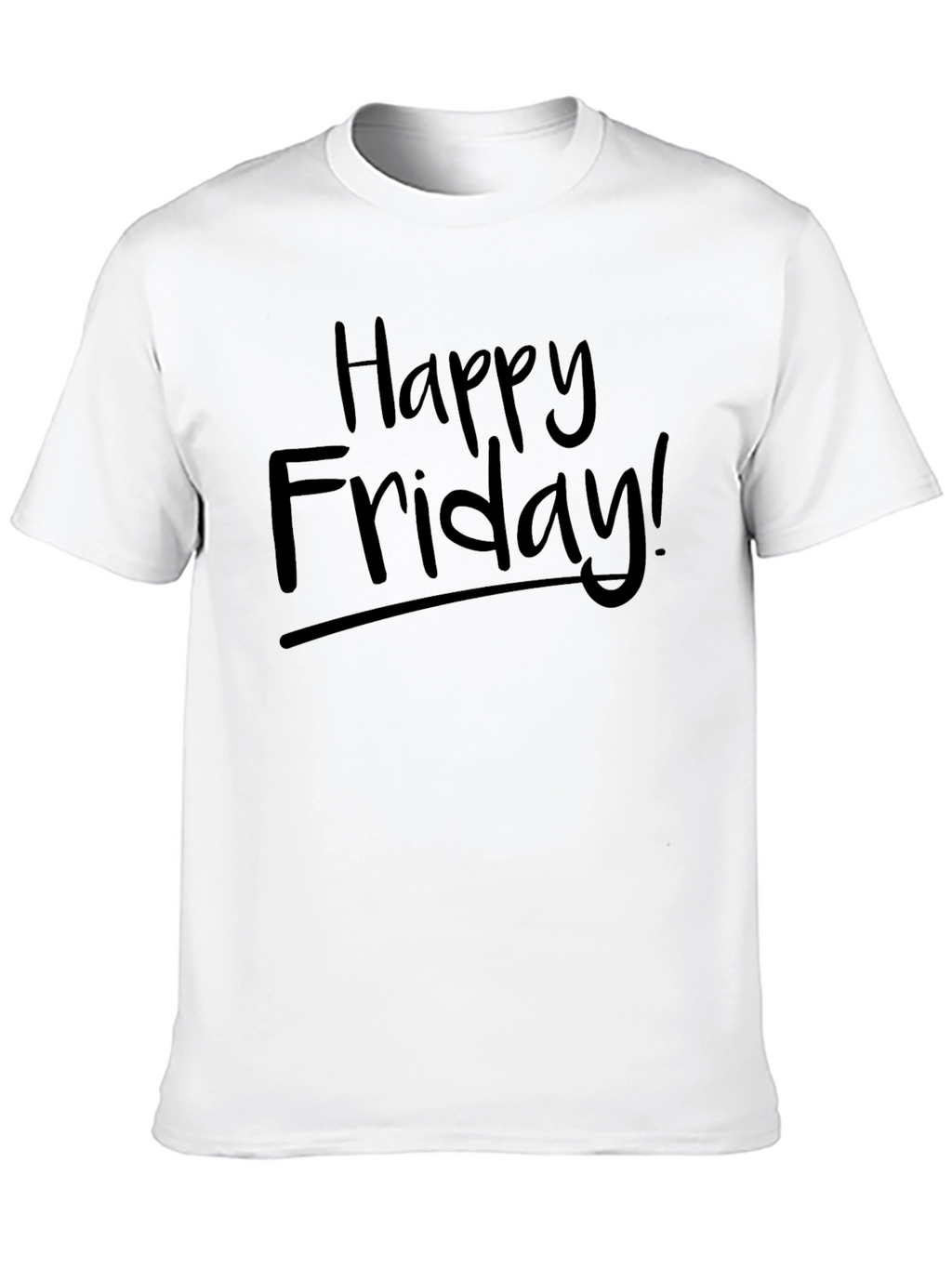 Happy Friday! Graphic T-Shirt - Black