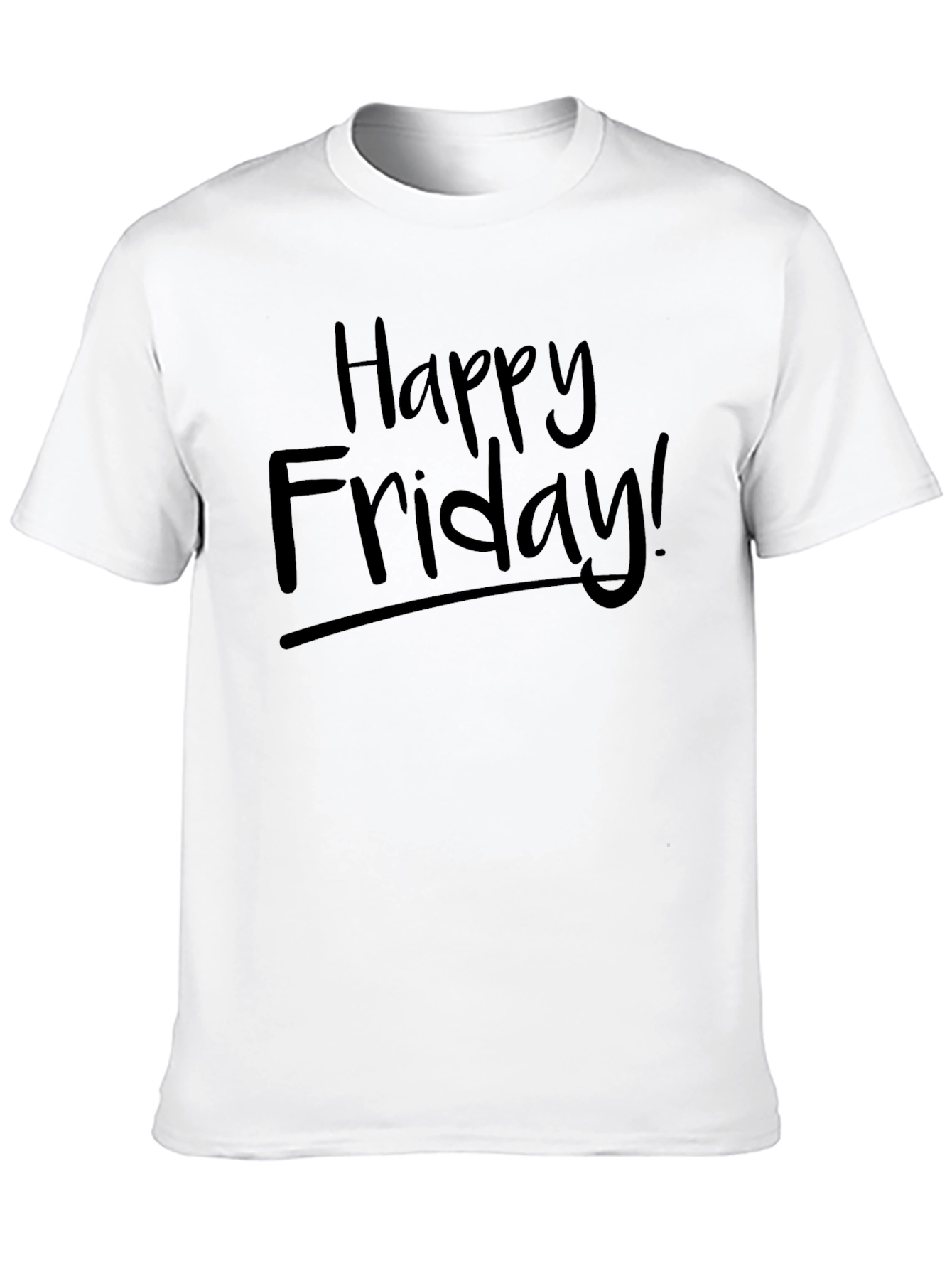 Happy Friday! Graphic T-Shirt - Black