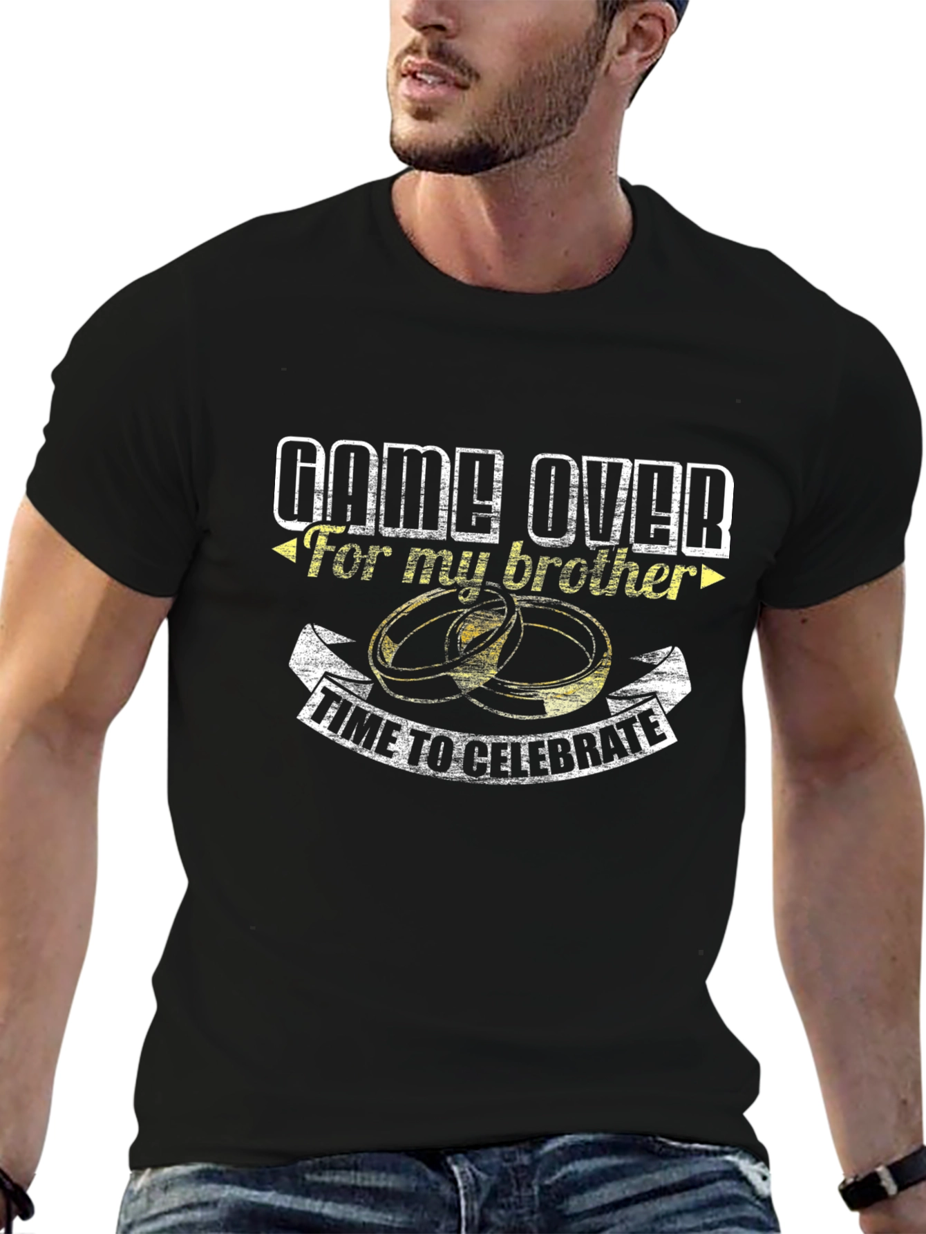 Game Over Brother T-Shirt - Celebrate Wedding!