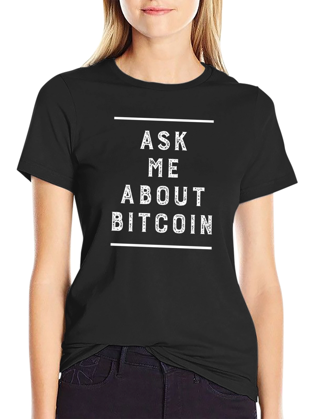 Ask Me About Bitcoin T-Shirt - Crypto Currency Tee