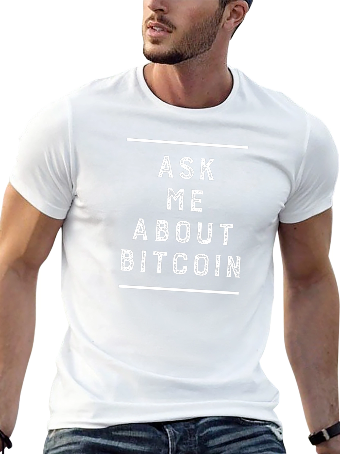 Ask Me About Bitcoin T-Shirt - Crypto Currency Tee