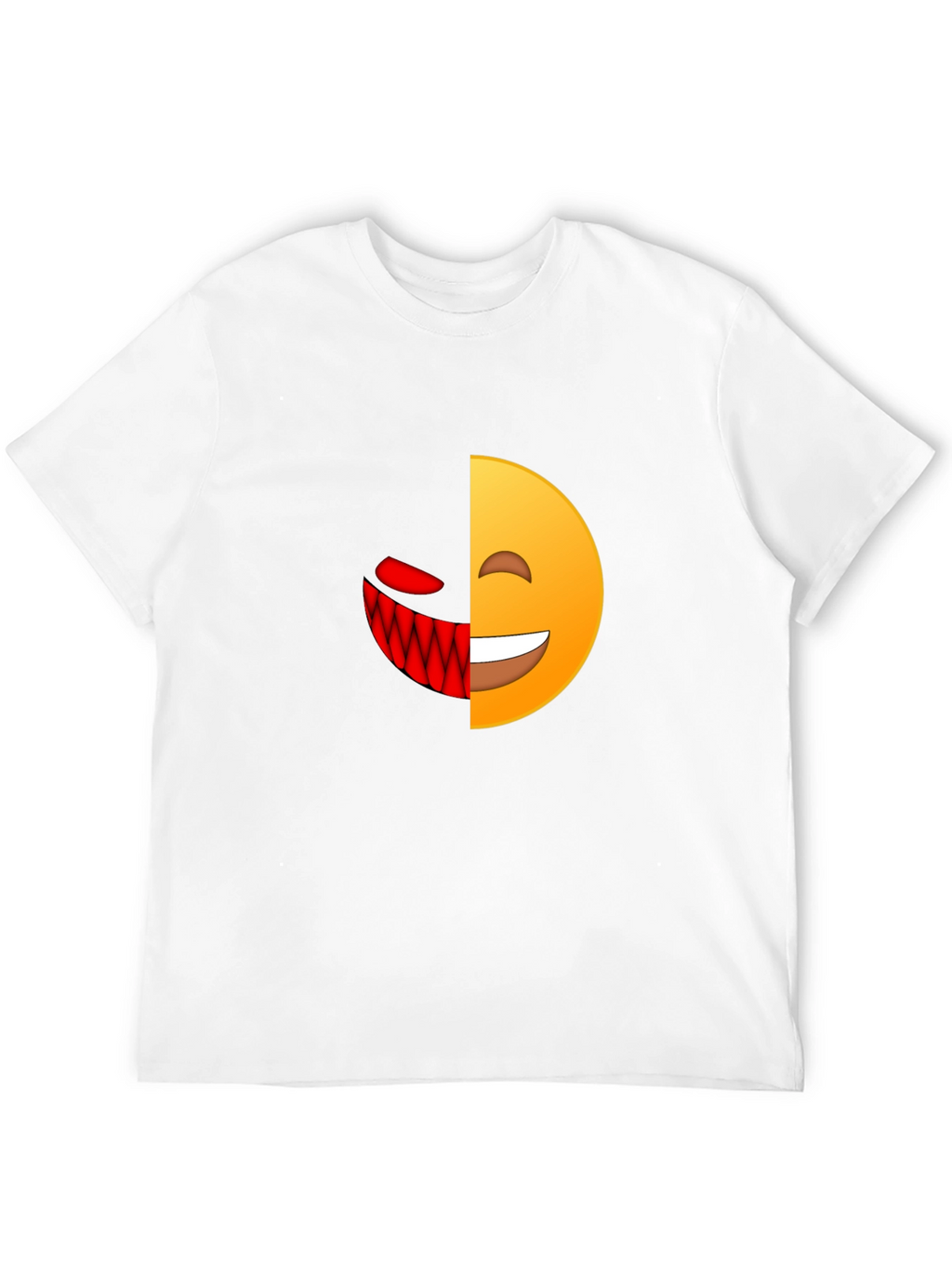Evil Emoji Graphic T-Shirt - Mens Black Tee