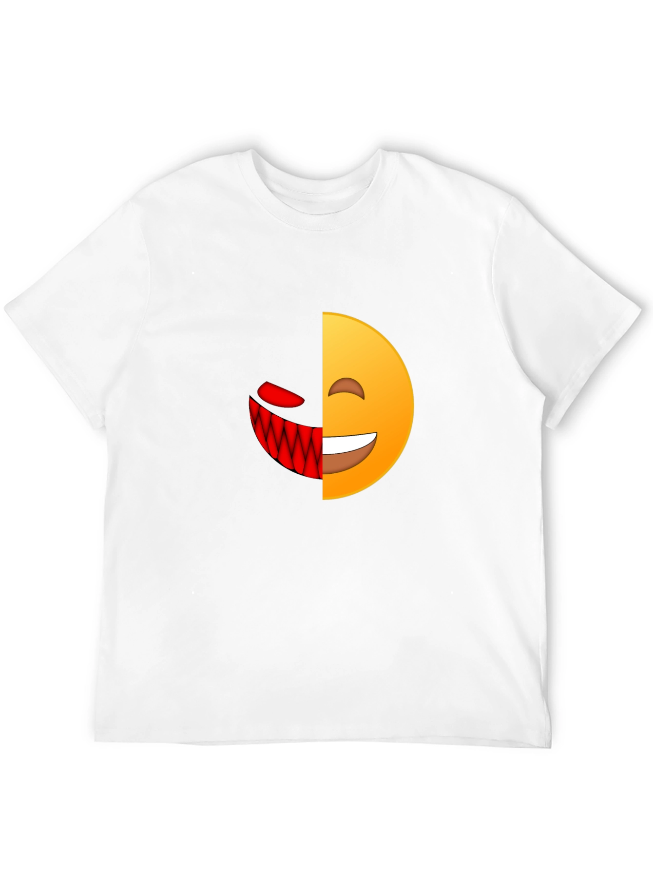 Evil Emoji Graphic T-Shirt - Mens Black Tee