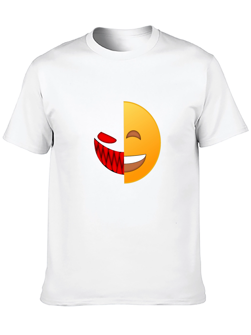 Evil Emoji Graphic T-Shirt - Mens Black Tee