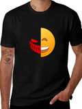 Evil Emoji Graphic T-Shirt - Mens Black Tee