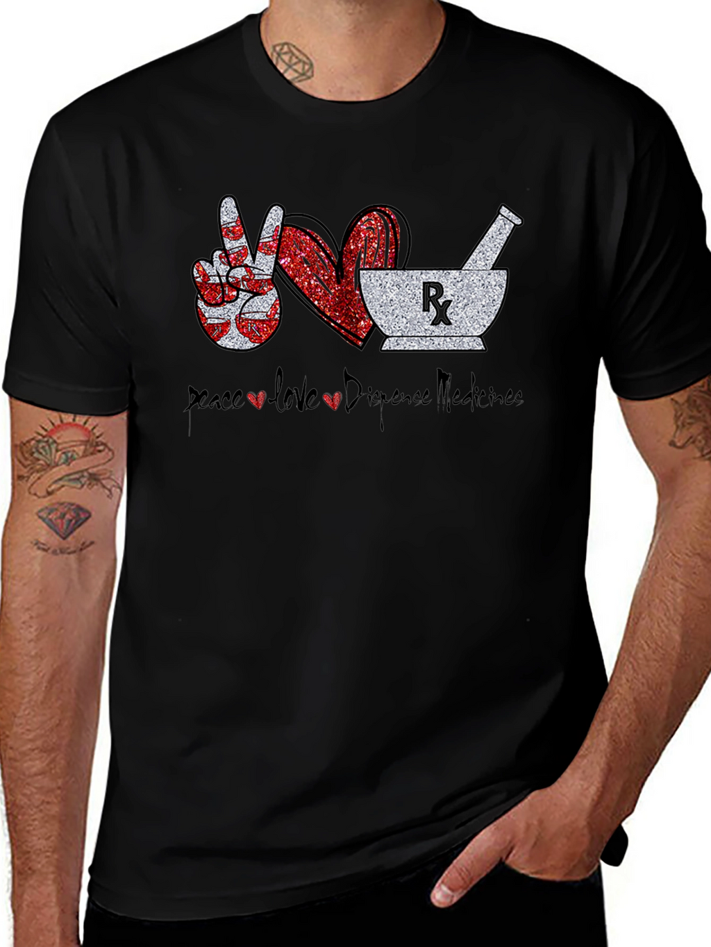 Peace Love Dispense Medicines T-Shirt