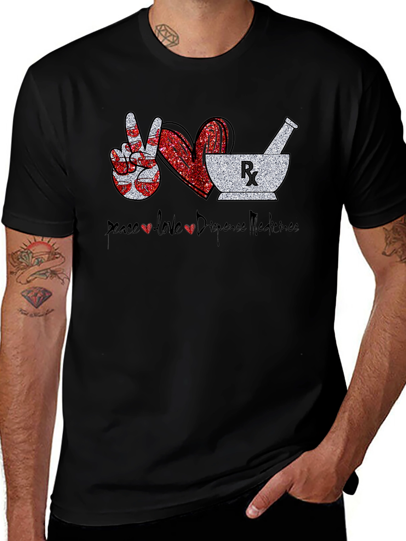 Peace Love Dispense Medicines T-Shirt