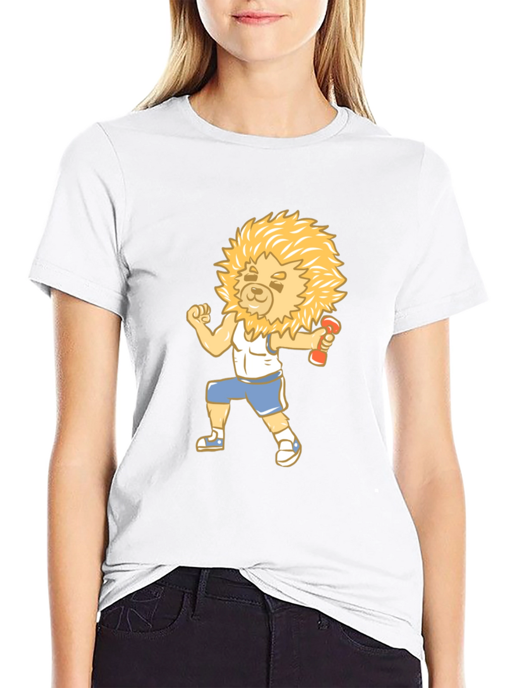 Lion Fitness Black T-Shirt