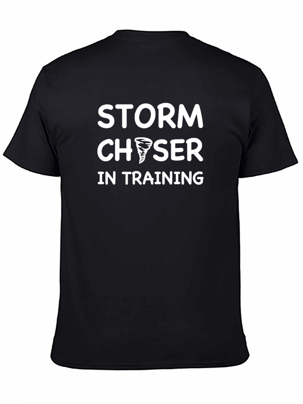 Storm Chaser in Training Black T-Shirt