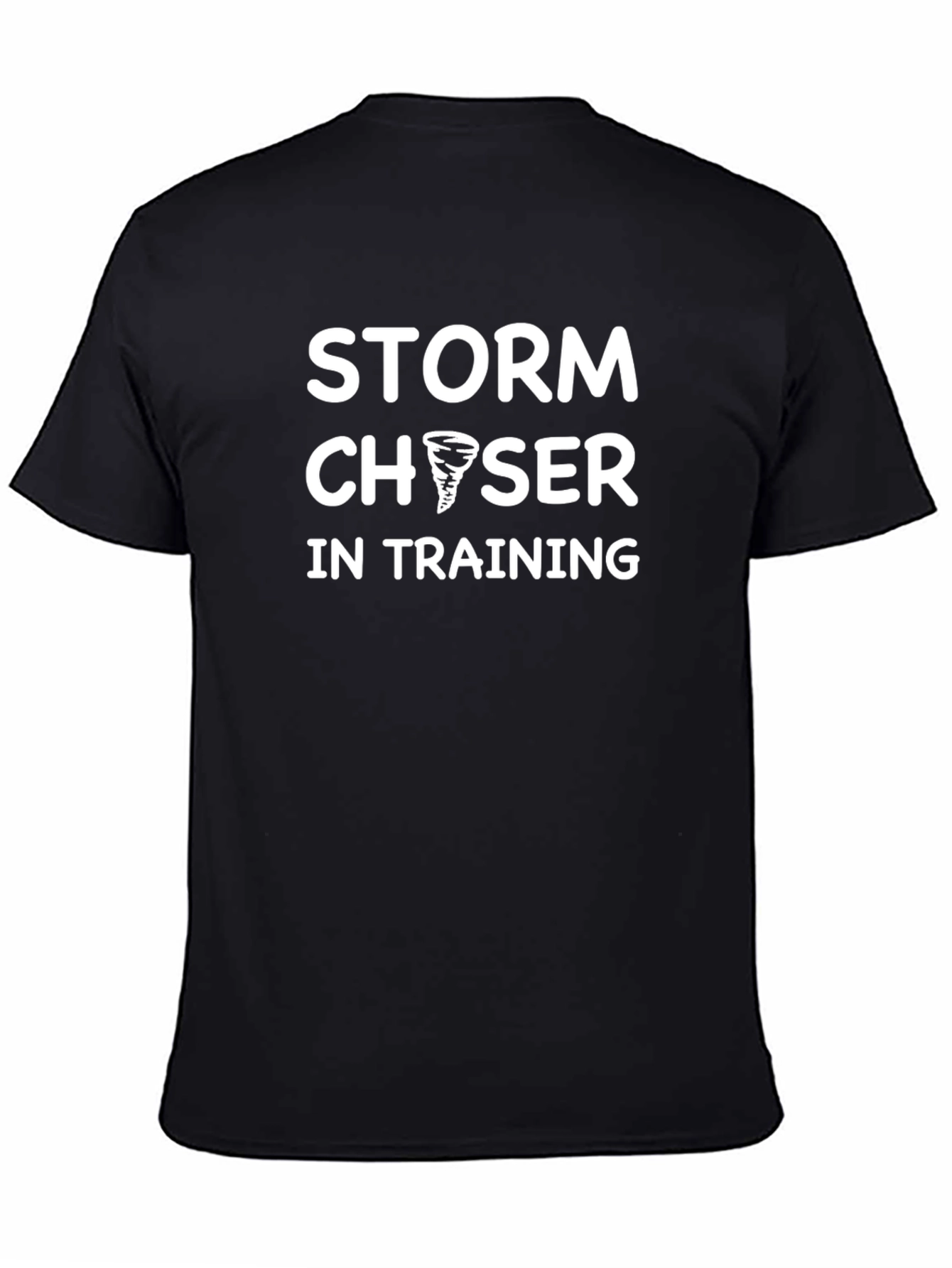 Storm Chaser in Training Black T-Shirt