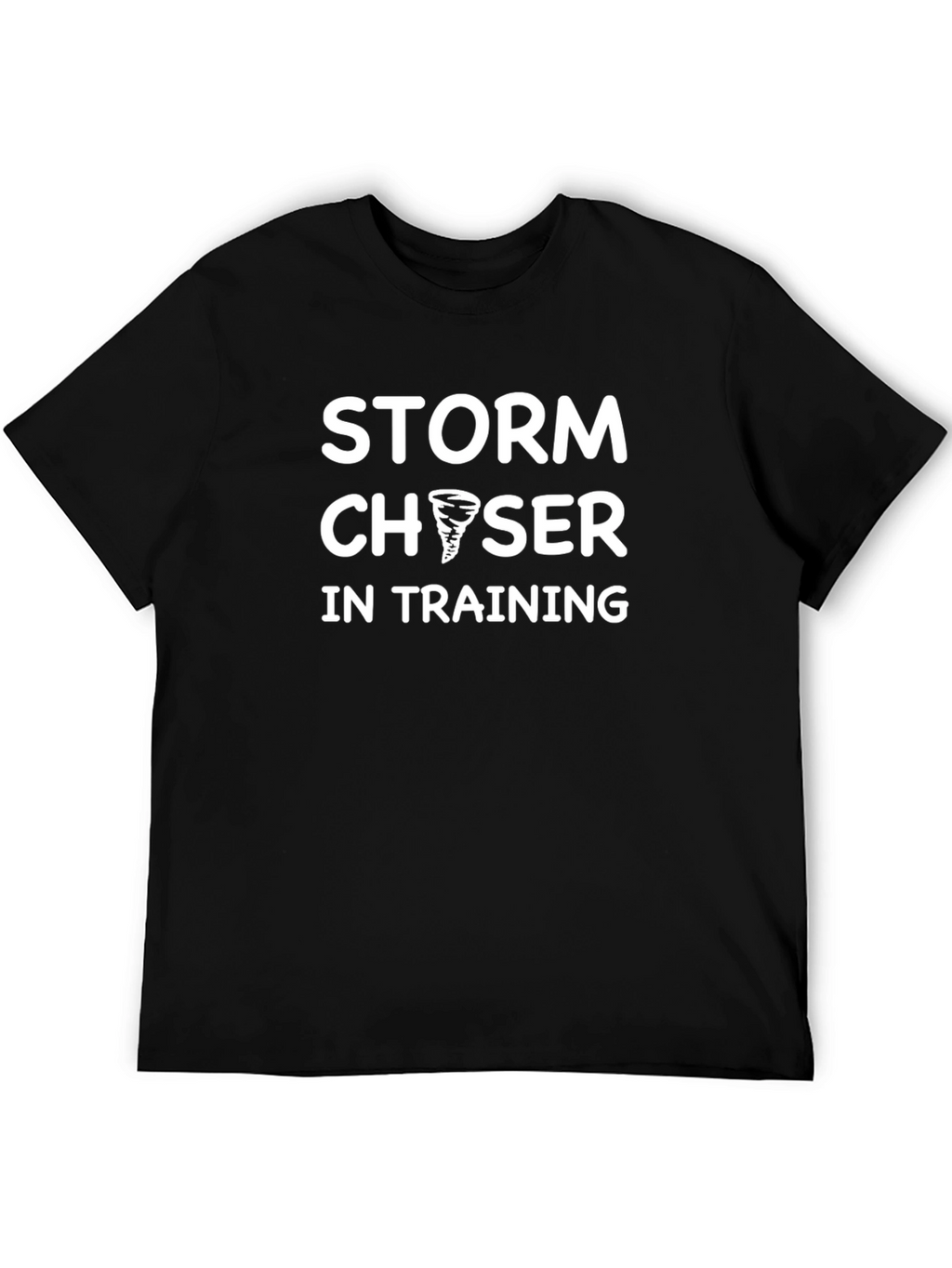 Storm Chaser in Training Black T-Shirt