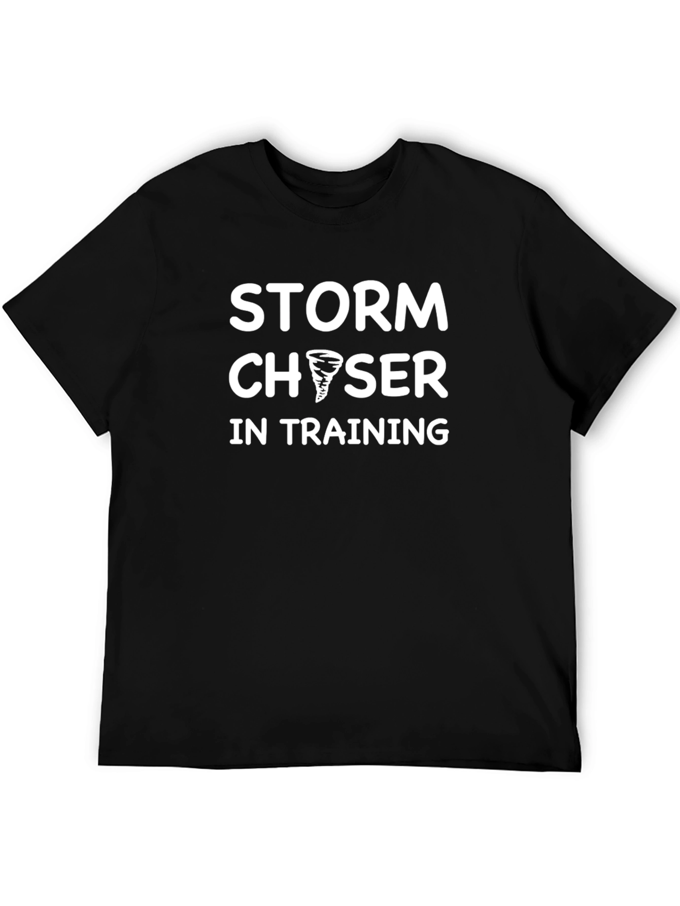 Storm Chaser in Training Black T-Shirt