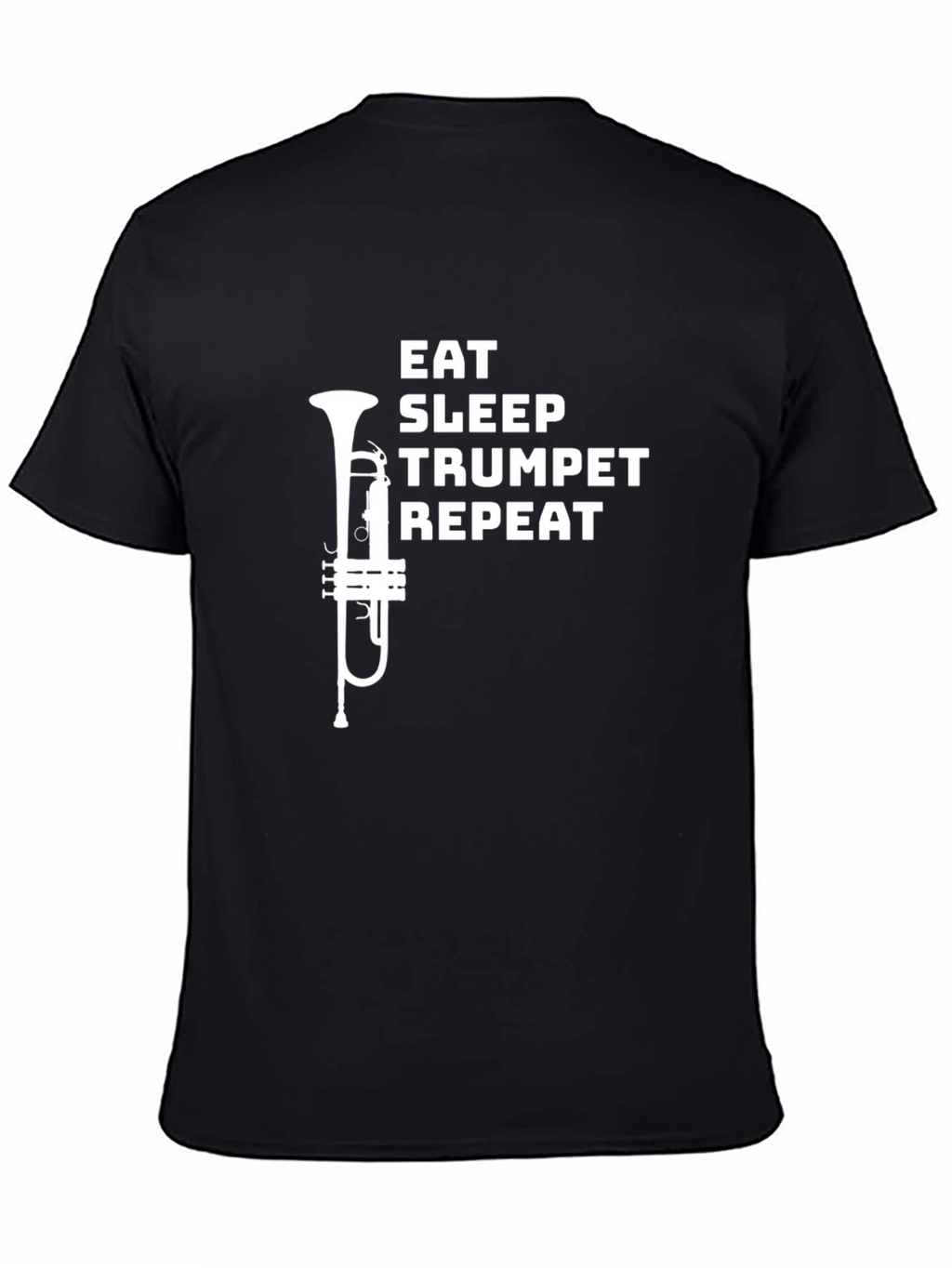 Eat Sleep Trumpet Repeat Graphic Tee