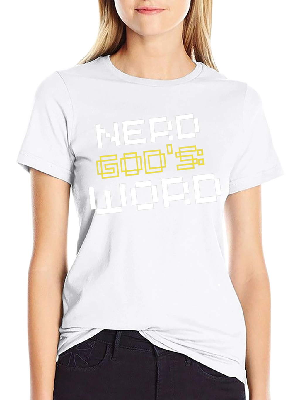 Nerd Gods Word Black Graphic T-Shirt