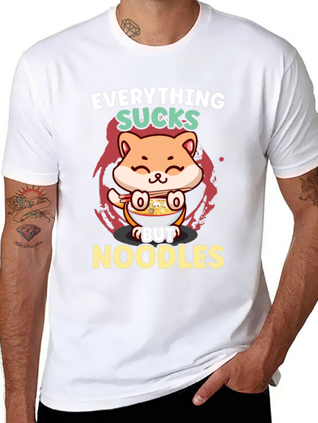 Everything Sucks But Noodles T-Shirt
