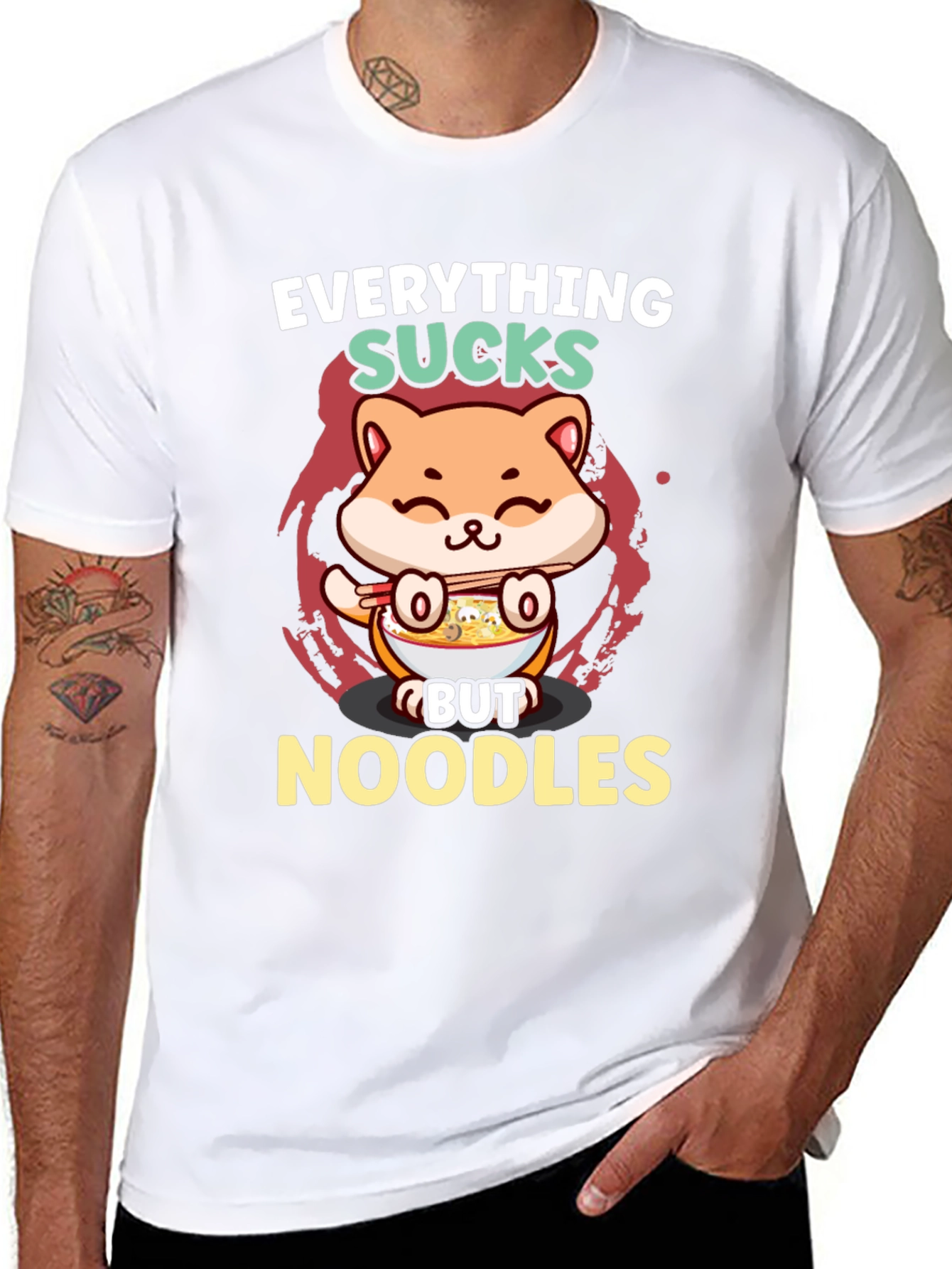 Everything Sucks But Noodles T-Shirt