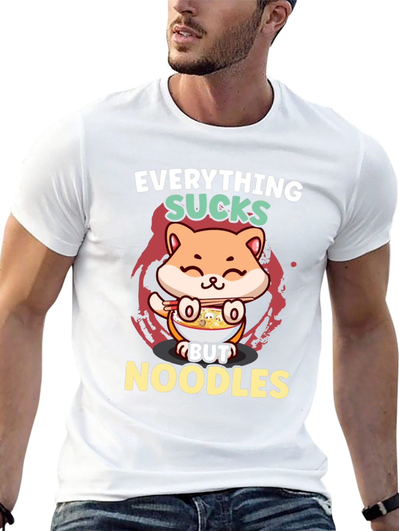 Everything Sucks But Noodles T-Shirt