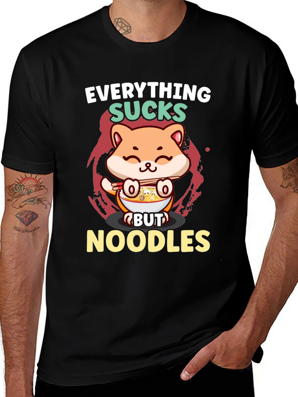 Everything Sucks But Noodles T-Shirt