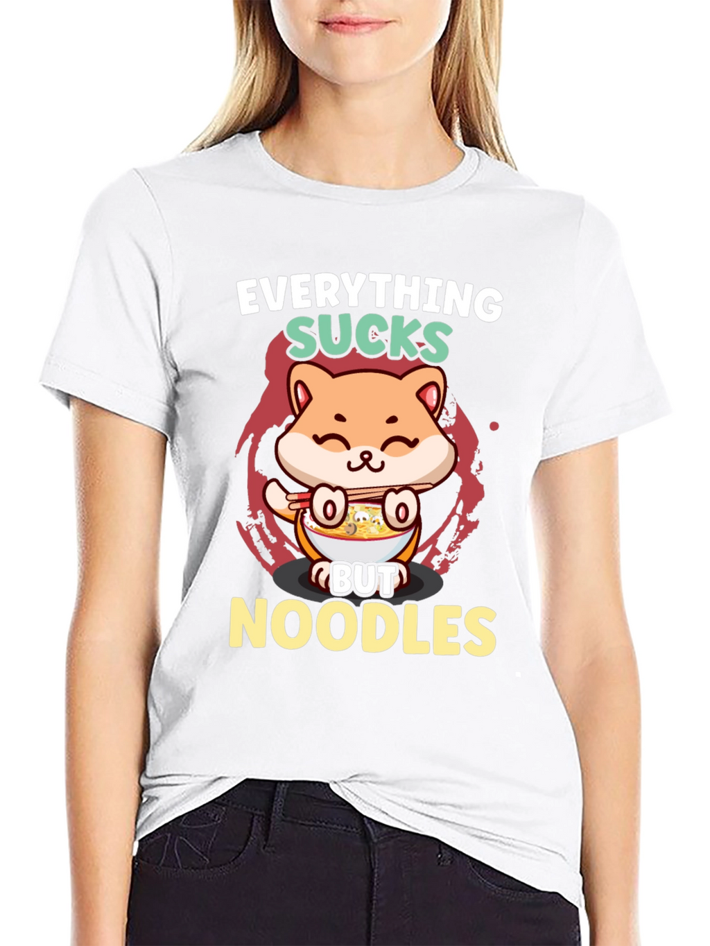 Everything Sucks But Noodles T-Shirt