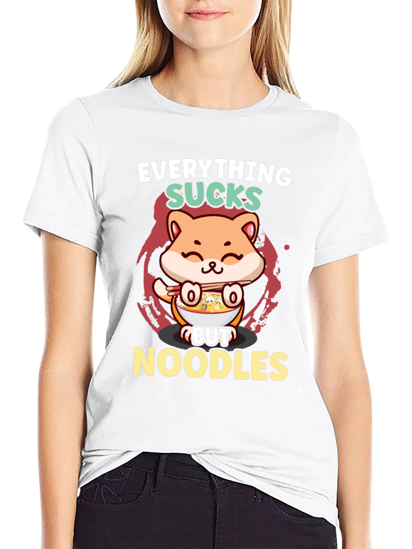 Everything Sucks But Noodles T-Shirt