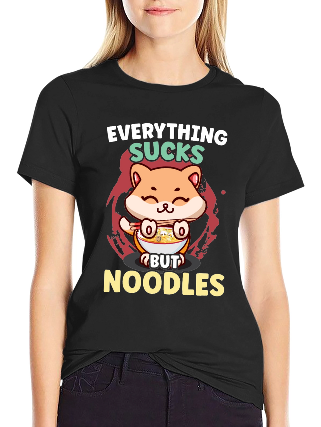 Everything Sucks But Noodles T-Shirt