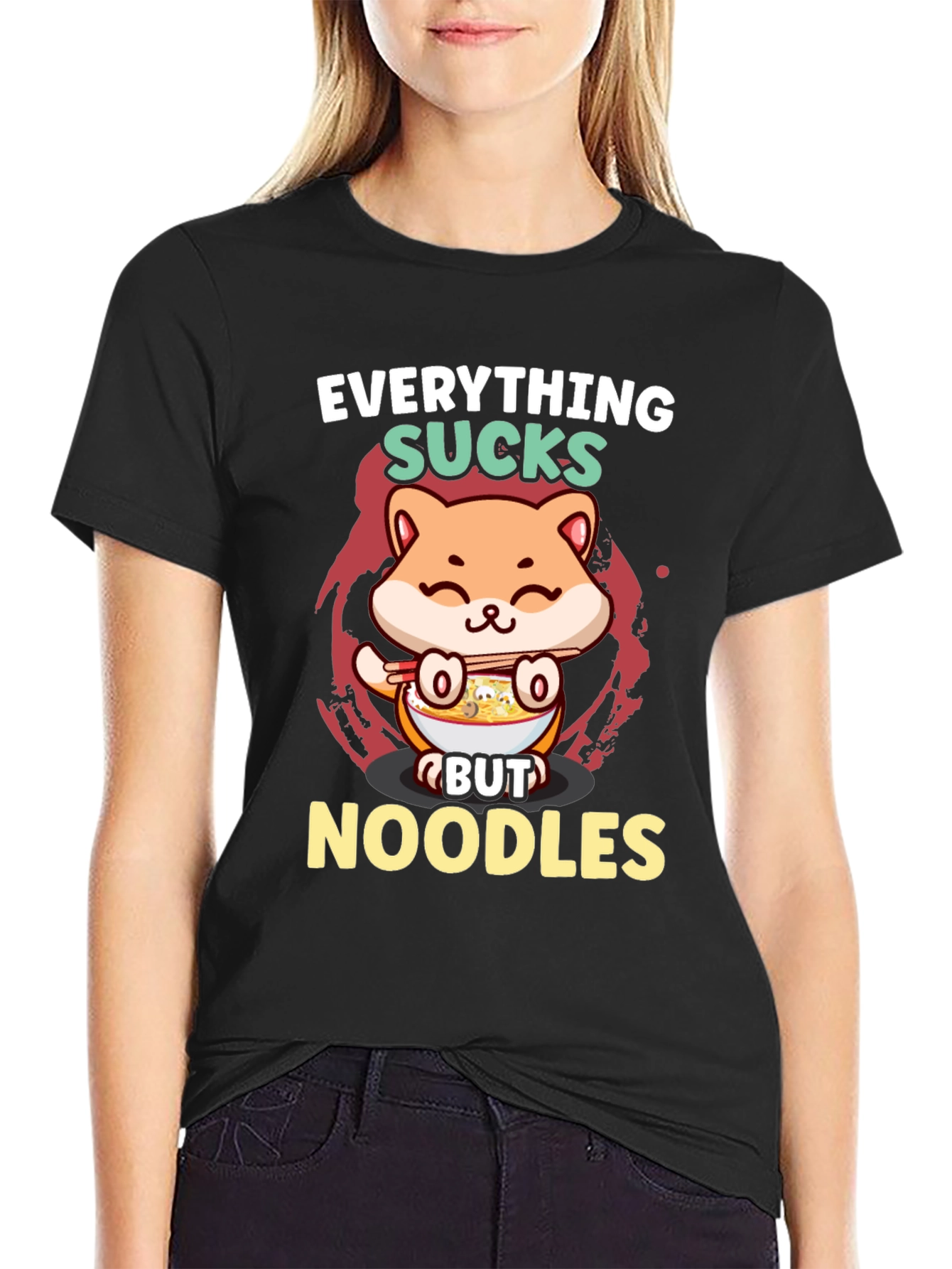 Everything Sucks But Noodles T-Shirt