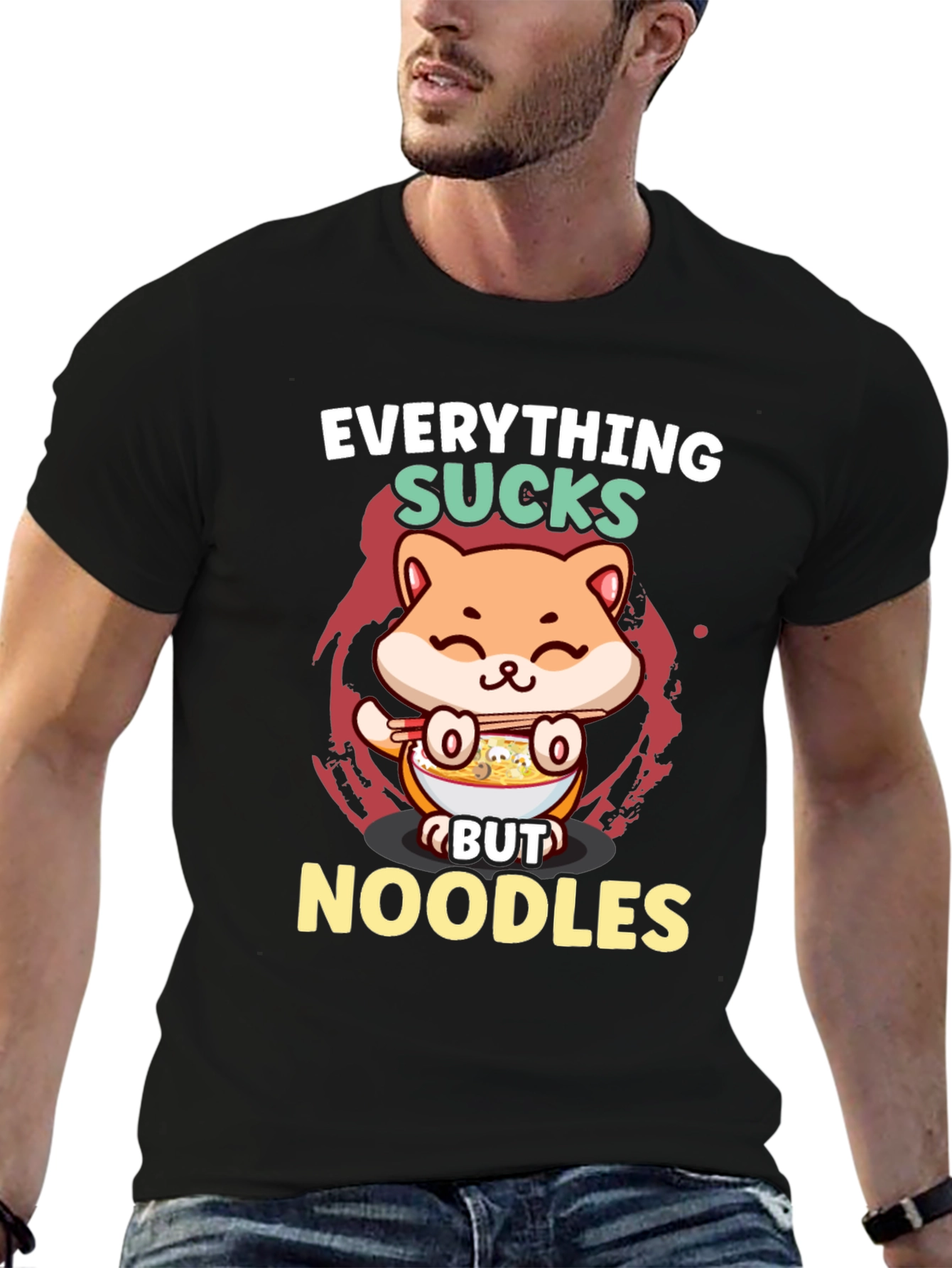 Everything Sucks But Noodles T-Shirt