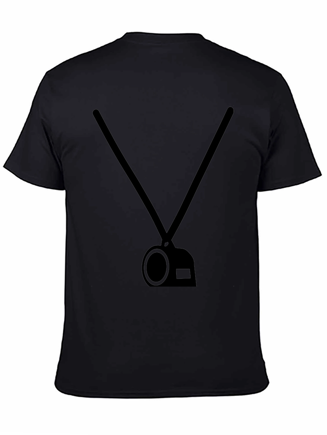 Stylish Black T-Shirt with Camera Graphic