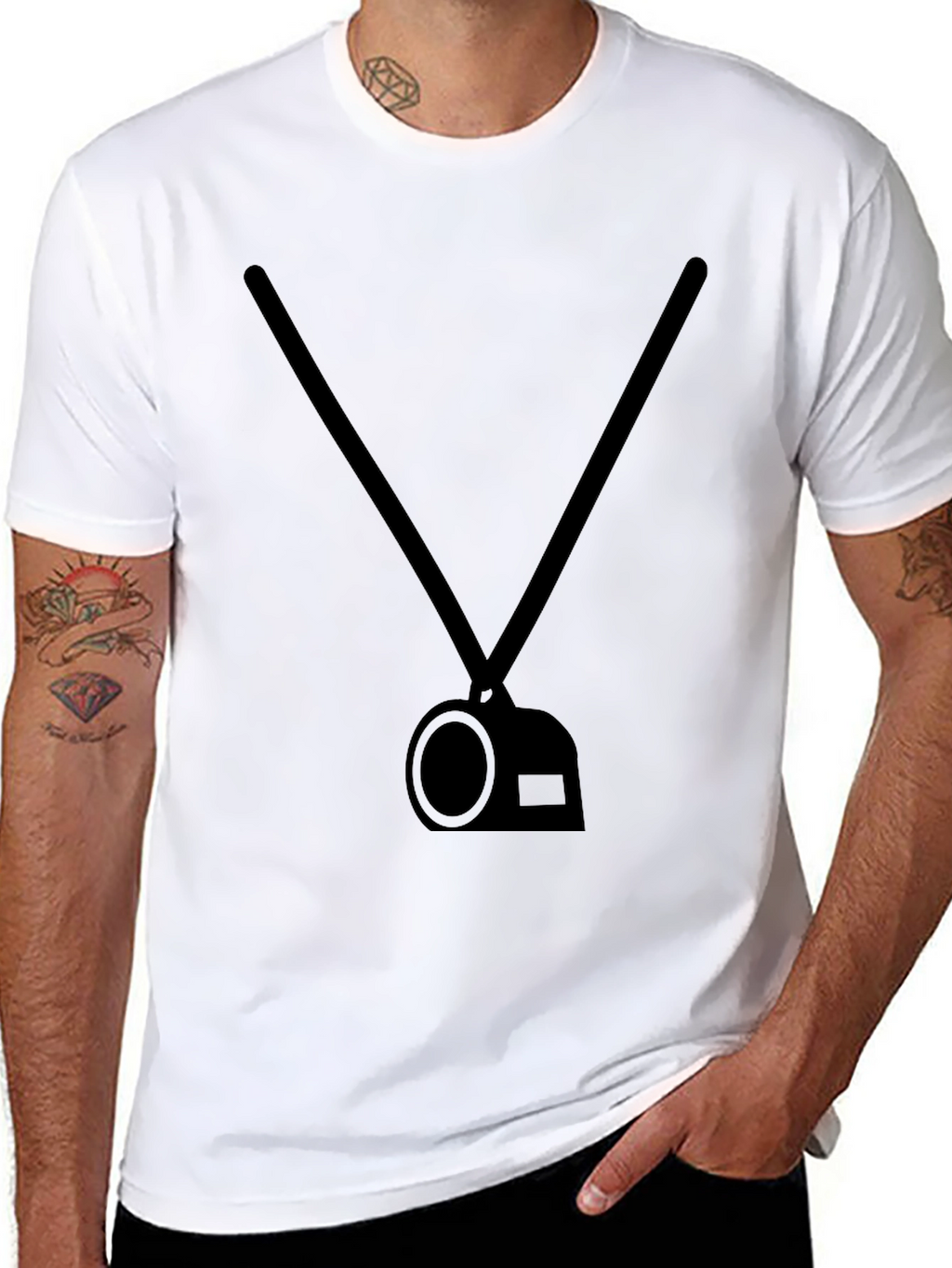Stylish Black T-Shirt with Camera Graphic