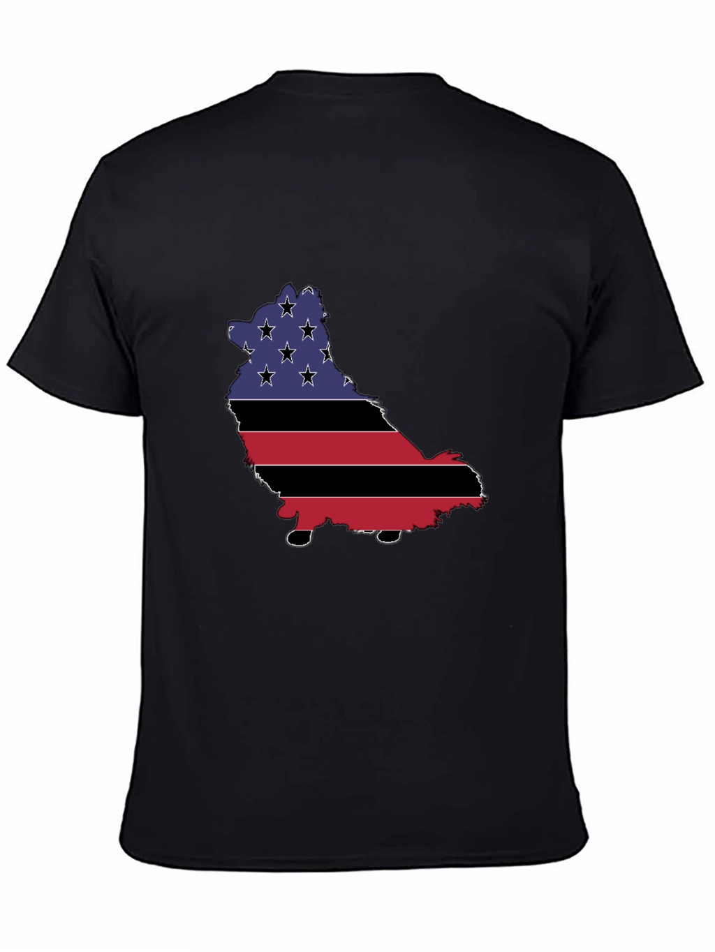 American Flag Dog T-Shirt - Patriotic Pup Pride!