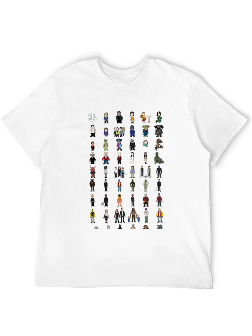 Character Mashup Black T-Shirt