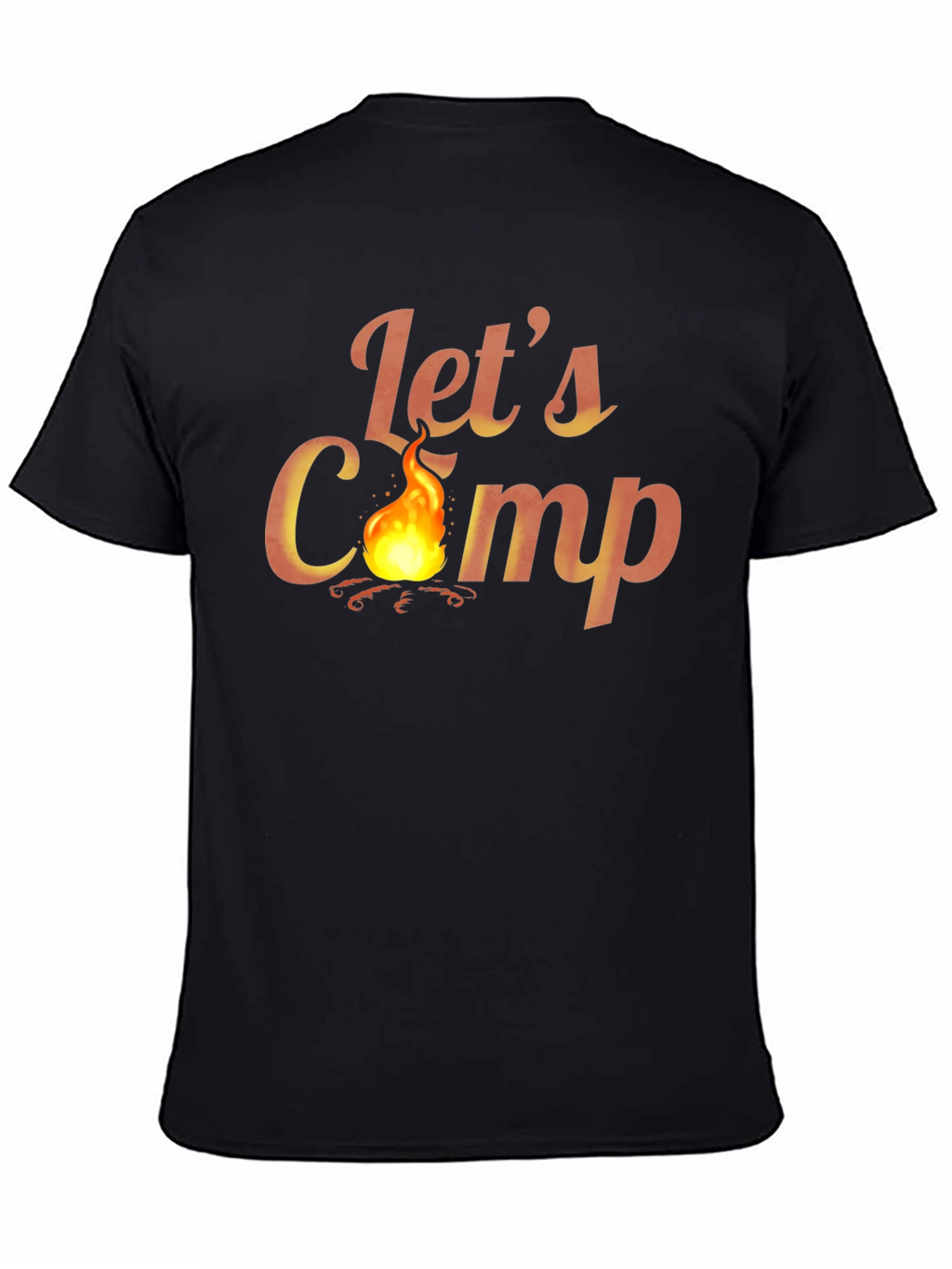 Lets Camp Graphic T-Shirt - Outdoor Adventure Tee