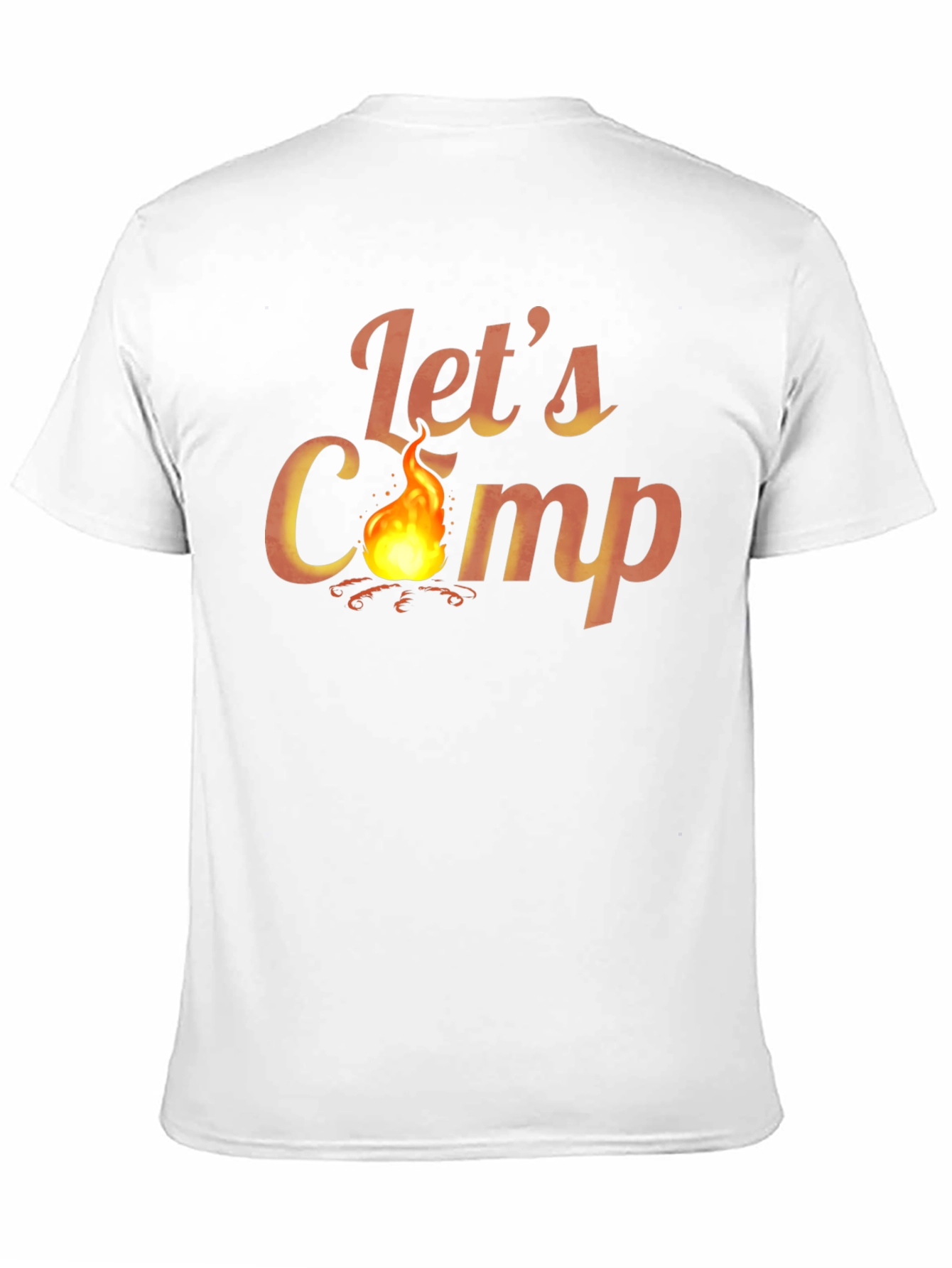 Lets Camp Graphic T-Shirt - Outdoor Adventure Tee