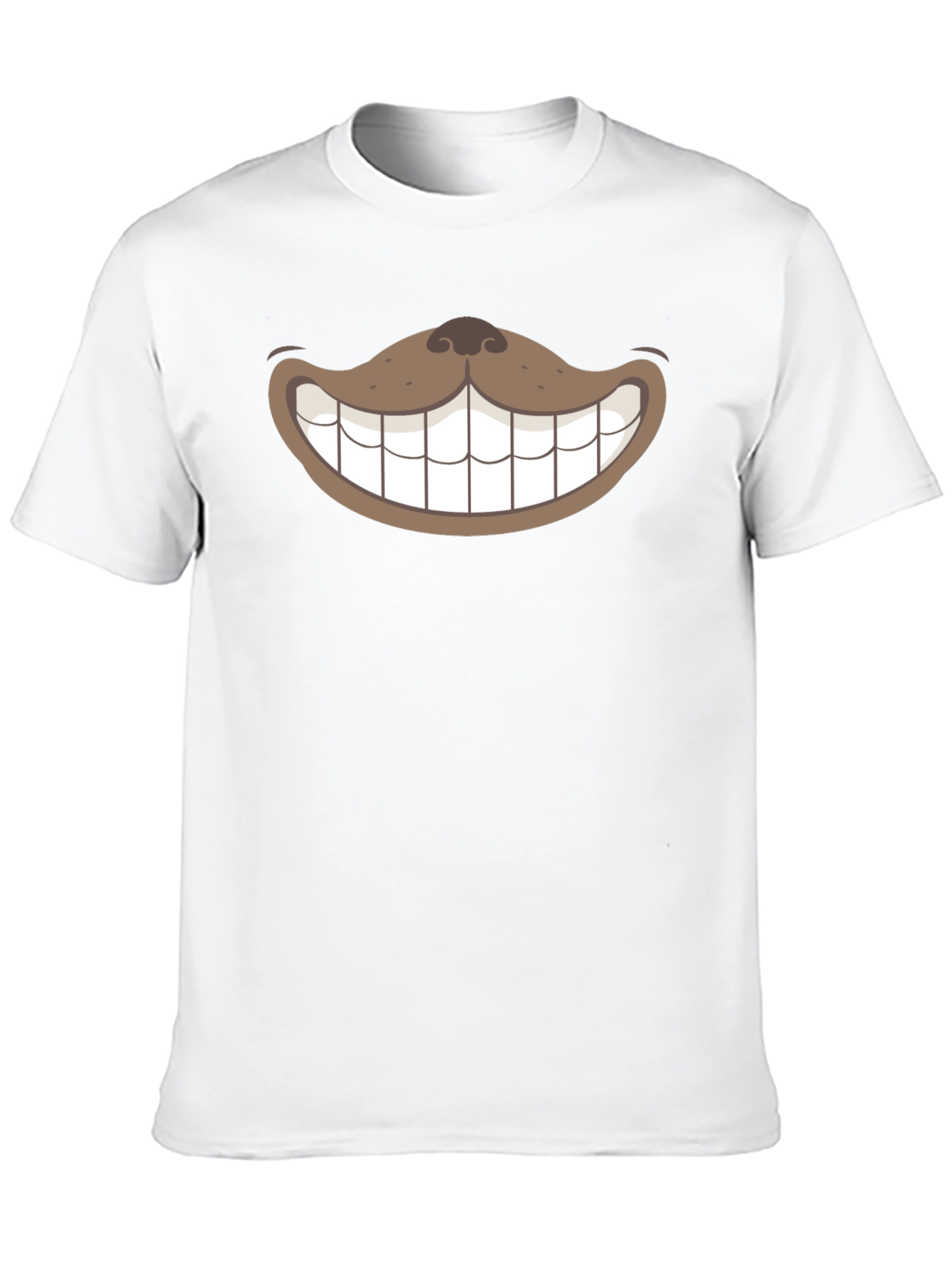 Funny Cheshire Cat Grin Graphic T-Shirt