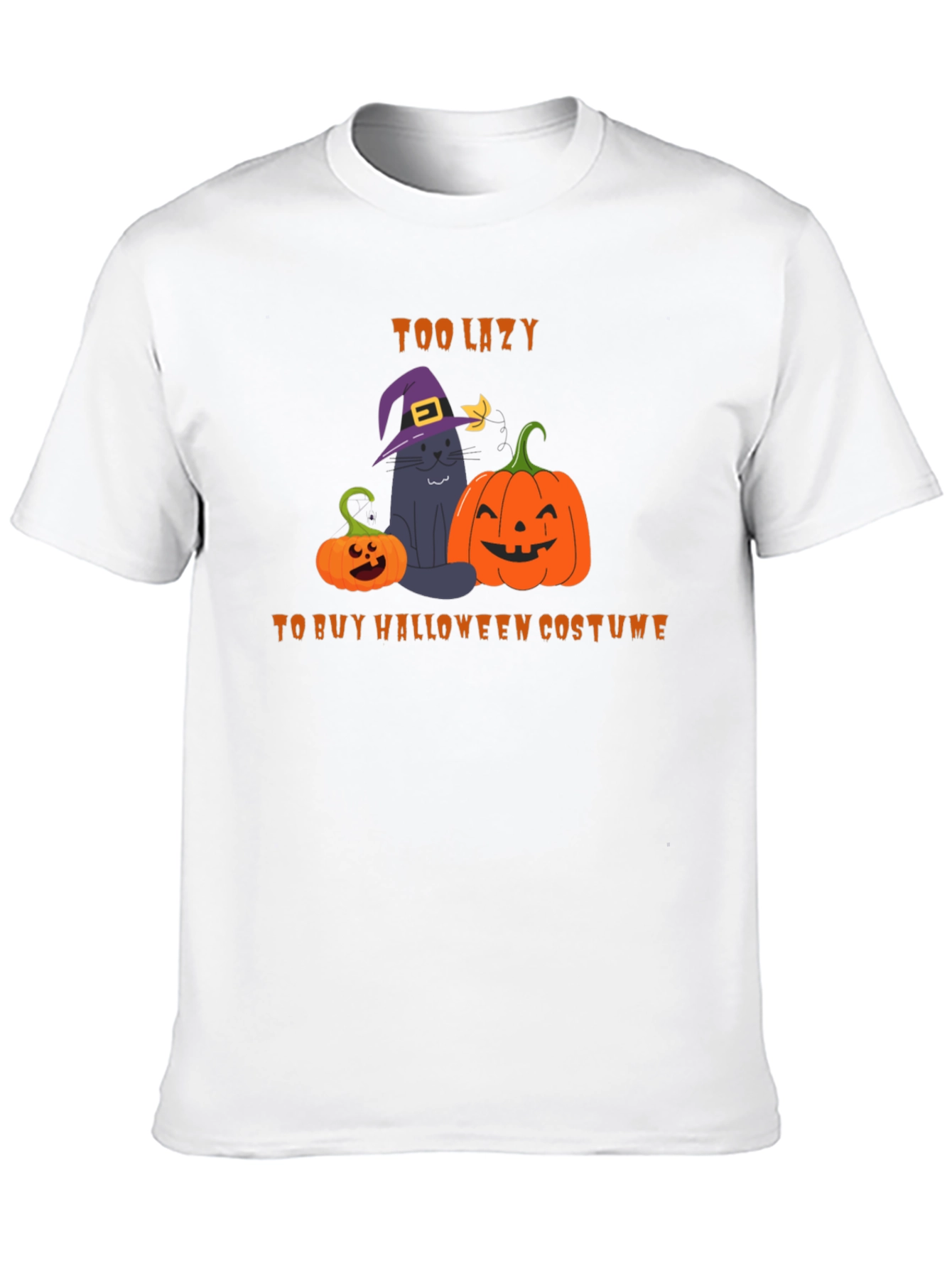 Too Lazy Halloween Costume T-Shirt