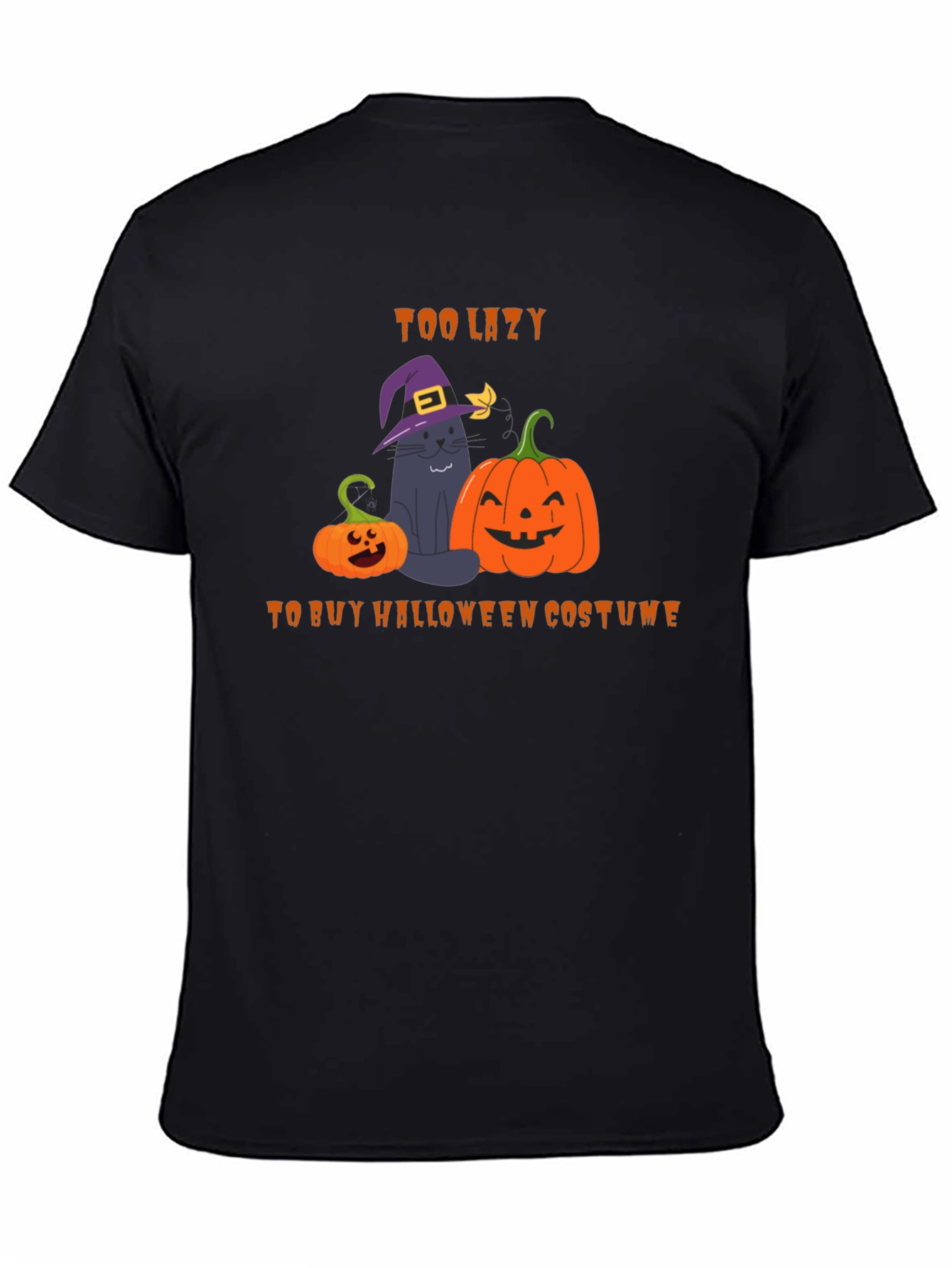 Too Lazy Halloween Costume T-Shirt
