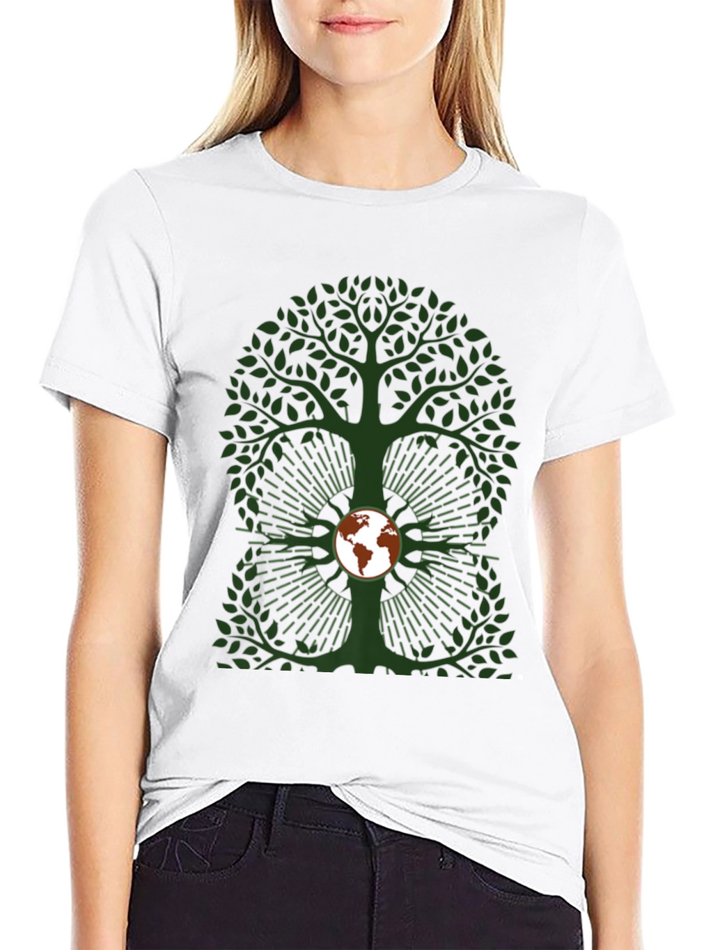 Earth Tree Graphic Tee - Eco-Friendly Design